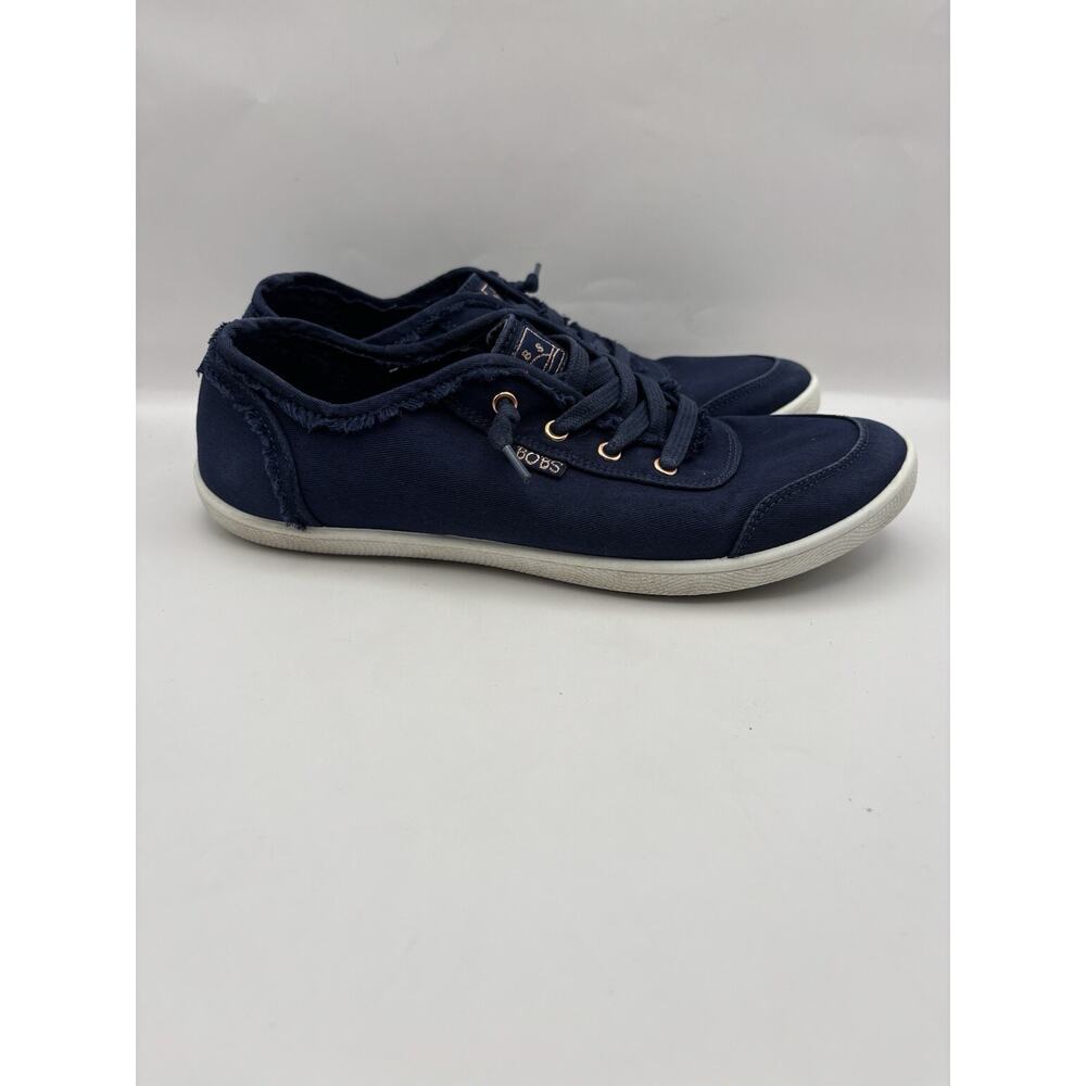 Bobs By Skechers B Cute Navy Blue Slip On Shoes Women Size 10